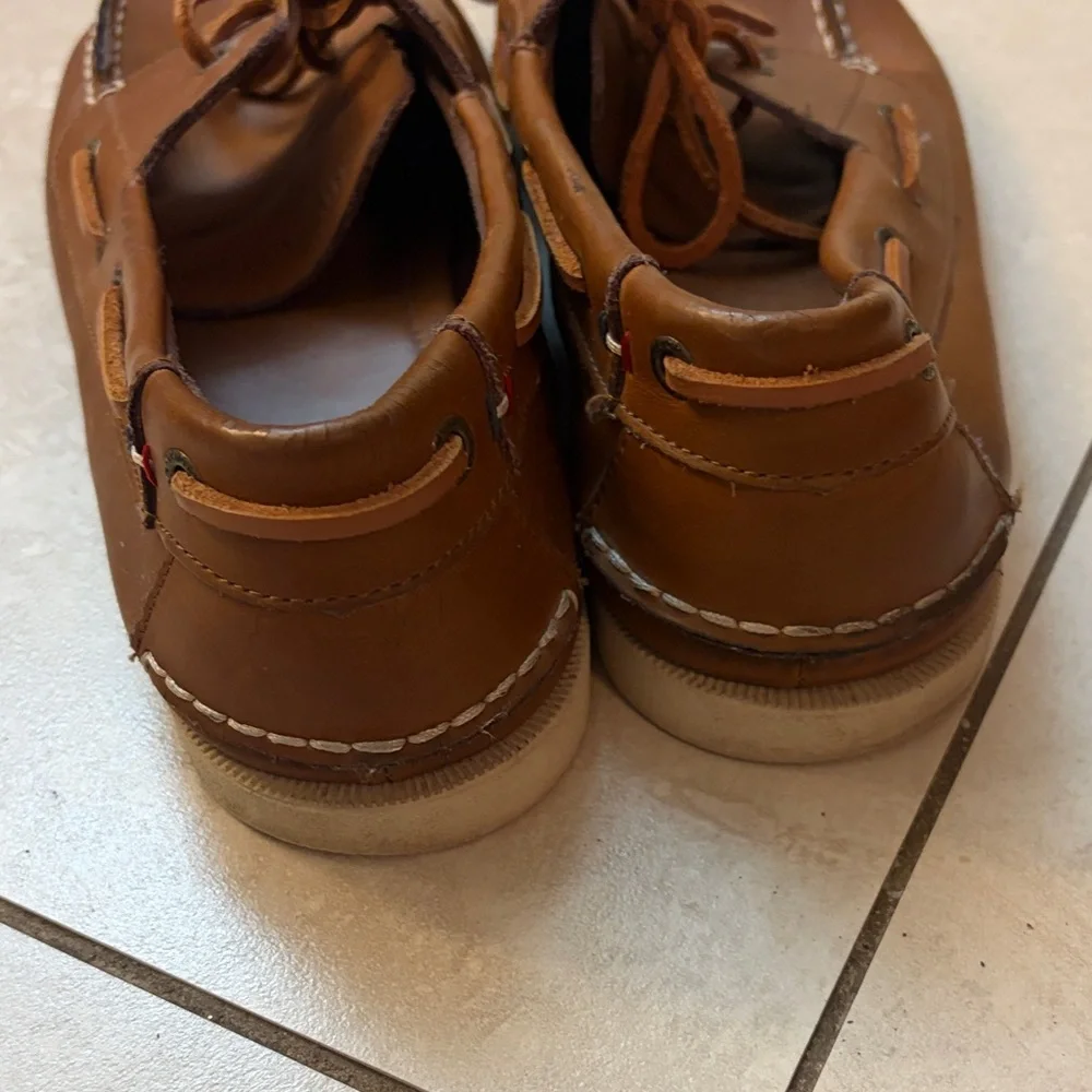 Tommy Hilfiger Tan Boat Shoes